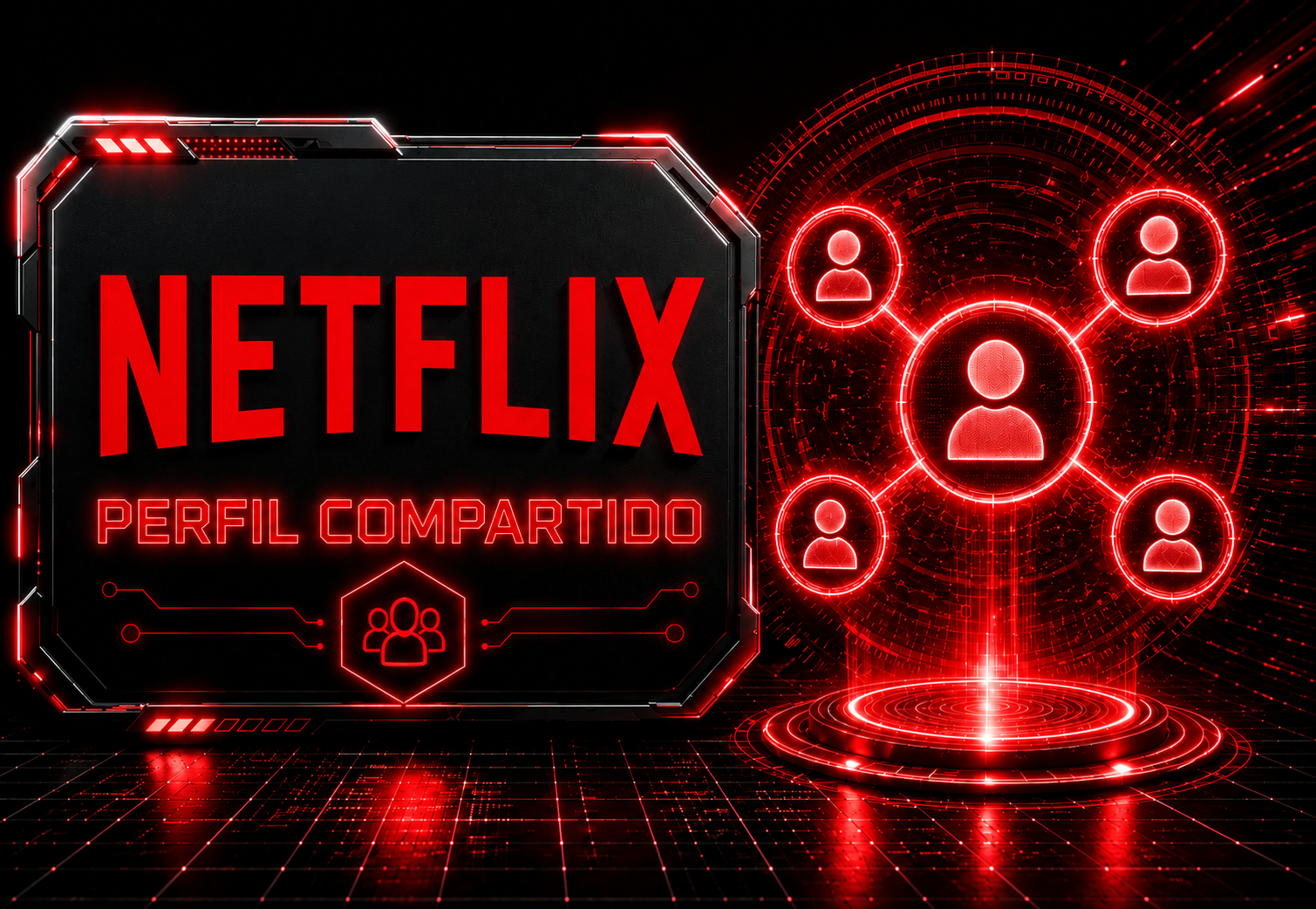 NETFLIX - PERFIL COMPARTIDO